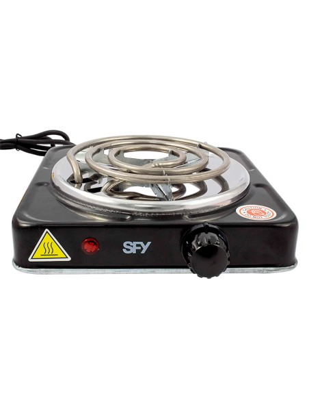hornillo electrico sfy 1000w negro