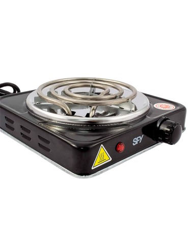 hornillo electrico sfy 1000w negro
