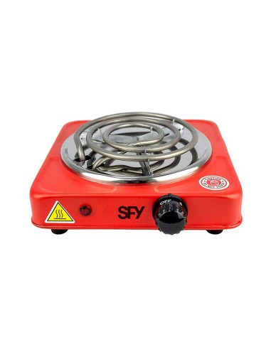 hornillo electrico sfy 1000w rojo