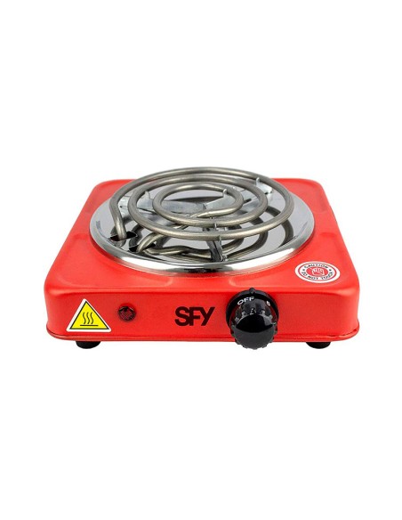 hornillo electrico sfy 1000w rojo
