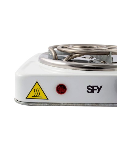 hornillo electrico sfy 1000w blanco