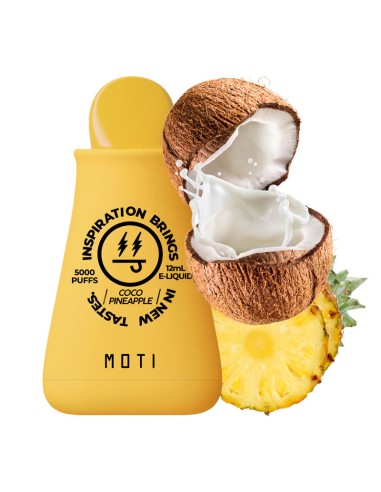 pods desechables moti beaker 5000 piña coco
