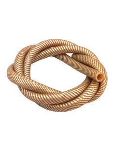 manguera de silicona carbono dorado