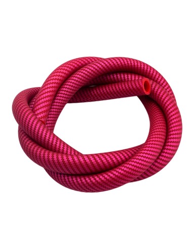 manguera de silicona carbono rojo