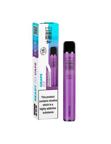 pods desechables aroma king classic grape ice