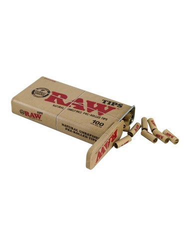 caja raw metal + 100 preprolled filtros - display 6 unidades