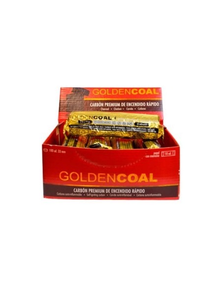 Carbón Golden Coal 33 mm (tubo)