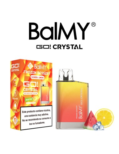 PODS DESECHABLES BALMY CRYSTAL SHISHA EDITION Sabor sandia limon