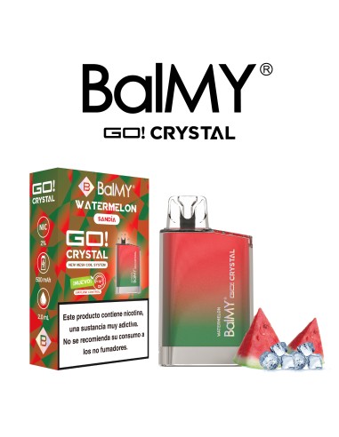 vaper DESECHABLES BALMY CRYSTAL SHISHA EDITION sabor Ice Watermelon