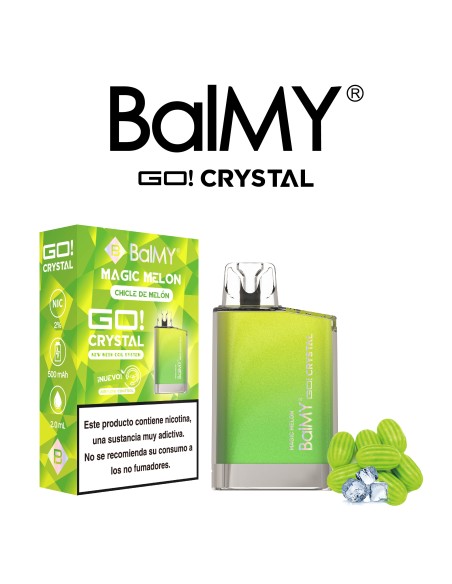 PODS DESECHABLES BALMY CRYSTAL SHISHA EDITION Chicle melon