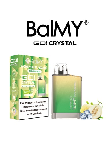 PODS DESECHABLES BALMY CRYSTAL SHISHA EDITION sabor melón