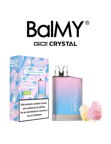 Vaper DESECHABLES BALMY CRYSTAL SHISHA EDITION Cotton Candy
