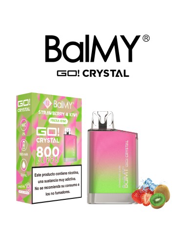 PODS DESECHABLES BALMY CRYSTAL SHISHA EDITION Straw Berry Kiwi