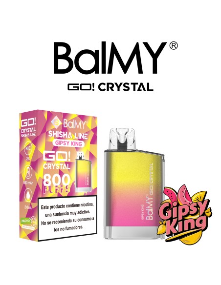 PODS DESECHABLES BALMY CRYSTAL SHISHA EDITION Gipsy King