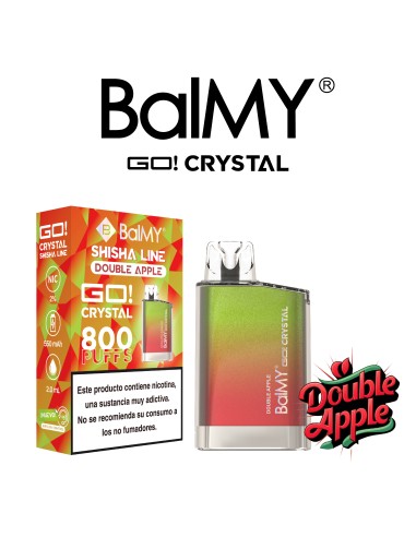 PODS DESECHABLES BALMY CRYSTAL SHISHA EDITION Double Apple