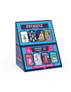EXPOSITOR ENCENDEDORES ZENGAZ ROYAL JET MINI CUBE S4