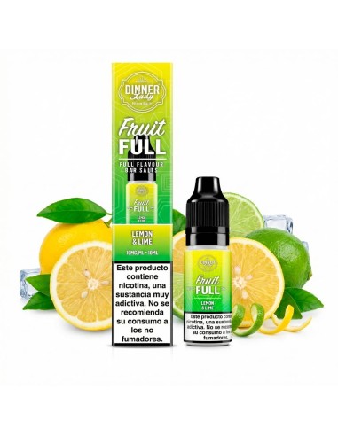 Dinner Lady Fruit FULL Lemon Lime - Sales de Nicotina 10 ml
