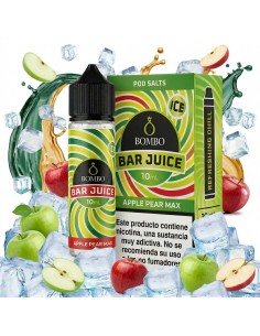 Bombo Bar Juice Apple Pear Max Ice - Sales de Nicotina 10 ml