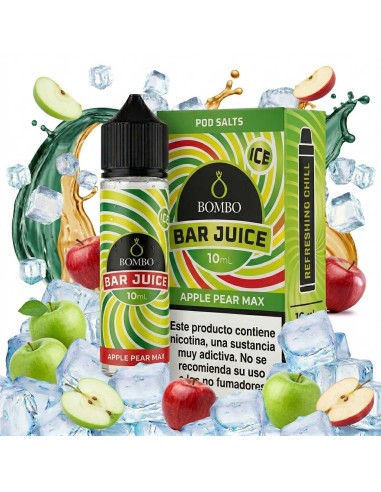 Bombo Bar Juice Apple Pear Max Ice - Sales de Nicotina 10 ml