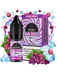 Bombo Bar Juice Super Grape Ice - Sales de Nicotina 10 ml