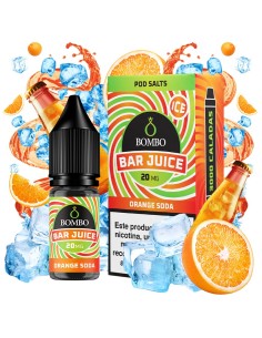 Bombo Bar Juice Orange Soda Ice- Sales de Nicotina 10 ml