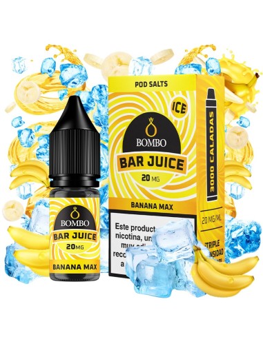 Bombo Bar Juice Banana Max Ice - Sales de...