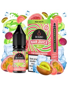 Bombo Bar Juice Kiwi Guava Passion Ice - Sales de Nicotina 10 ml