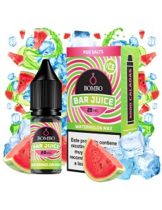 Bombo Bar Juice Watermelon Max Ice - Sales de Nicotina 10 ml