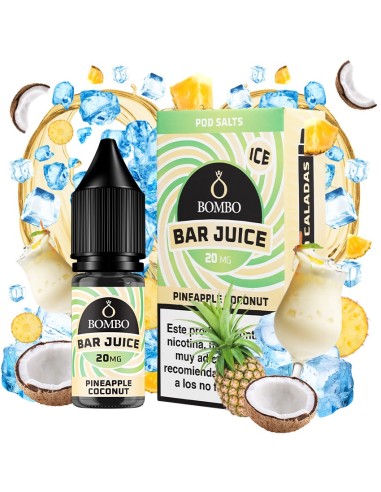 Bombo Bar Juice Pineapple Coconut Ice - Sales de Nicotina 10 ml