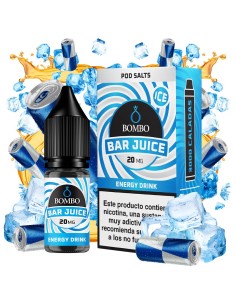 Bombo Bar Juice Energy Drink Ice - Sales de Nicotina 10 ml