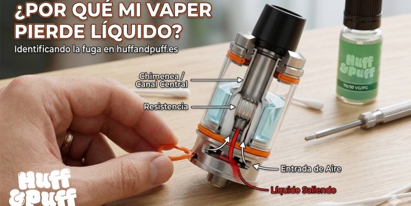 ¿Por qué mi vaper pierde líquido? Causas comunes y soluciones definitivas